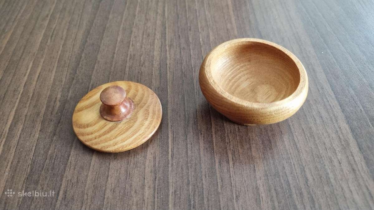 Medinis indelis su dangteliu žiedui/auskarams/kt. - nuotraukos Nr. 3