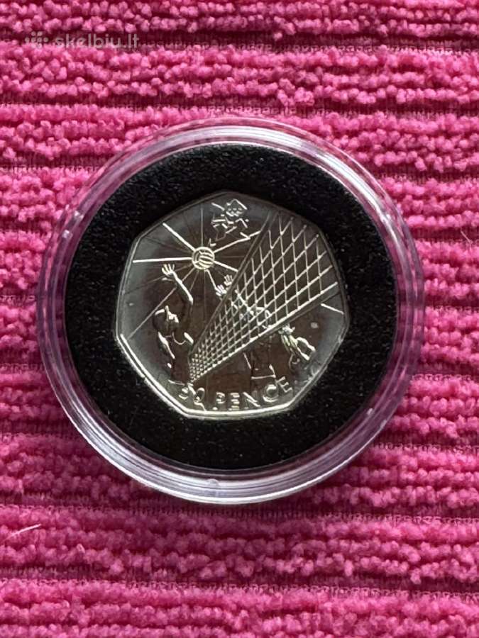 Moneta UK 2011m. 50 pensu, sidabras(.925)