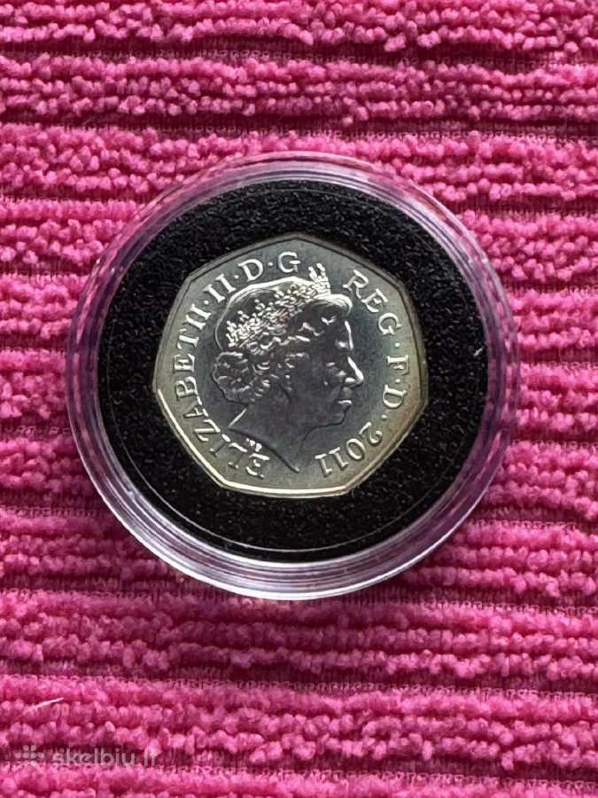Moneta UK 2011m. 50 pensu, sidabras(.925) - nuotraukos Nr. 2