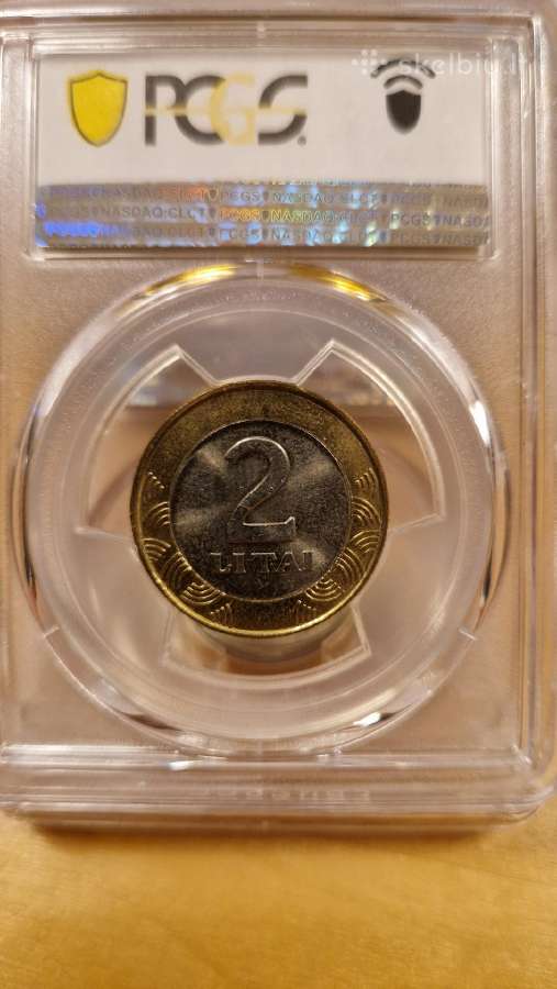 Pcgs Sertifikuoti 2 Lt (jubiliejiniai)