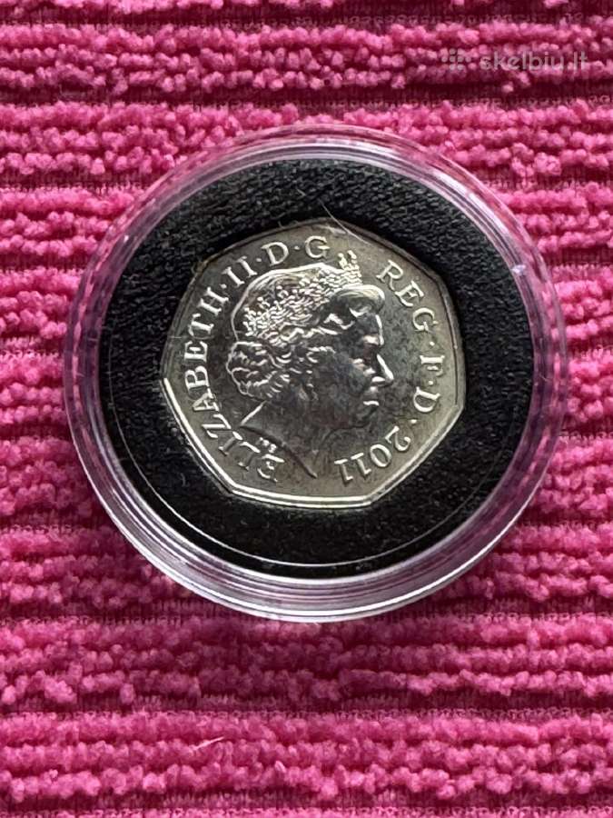 Moneta UK 2011m. 50 pensu, sidabras(.925) - nuotraukos Nr. 2