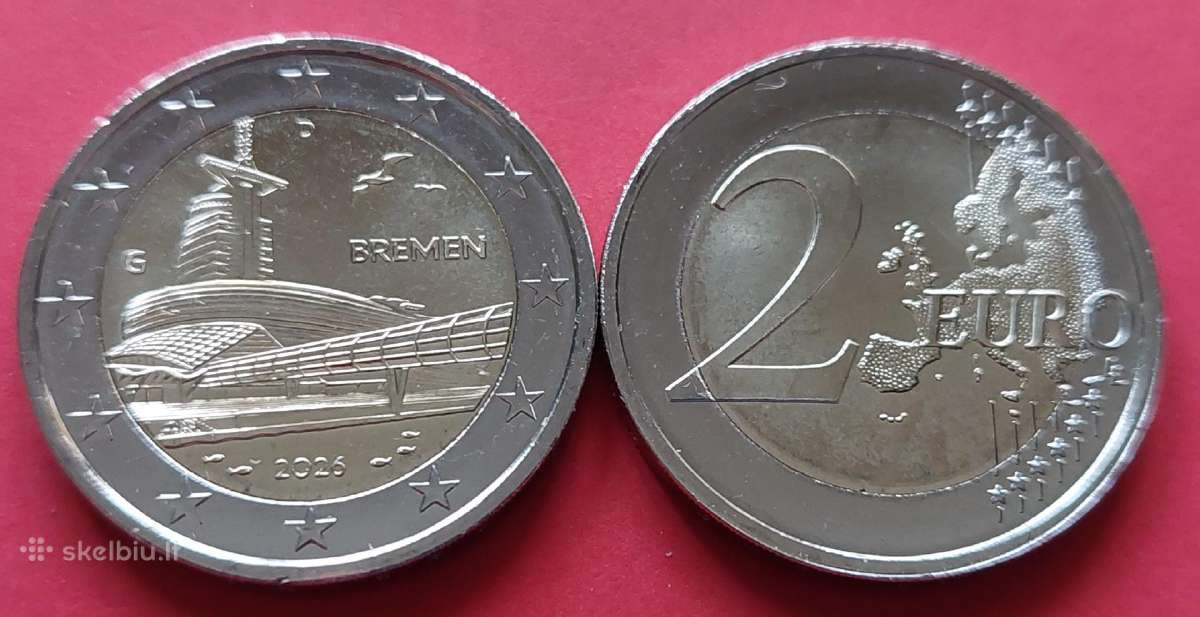 Vokietija 2026m.2 € Brėmenas Unc (bet kuri atsitik