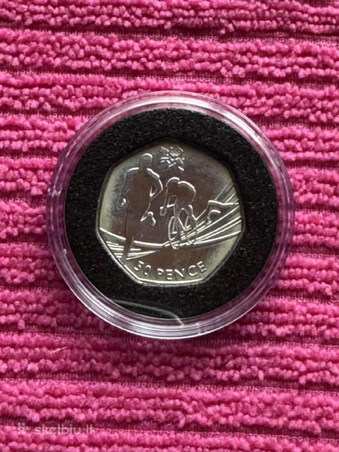 Moneta UK 2011m. 50 pensu, sidabras(.925)
