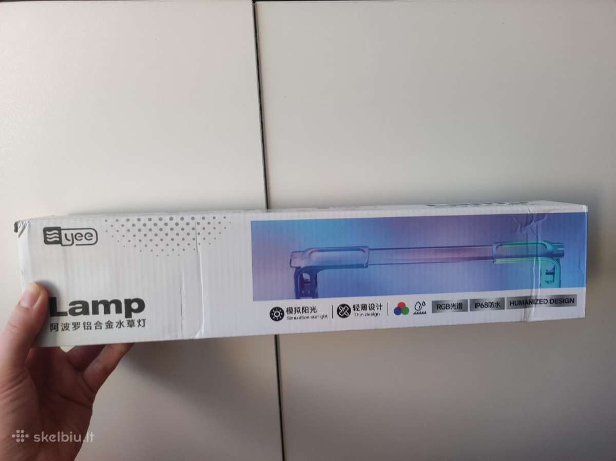Naujas LED akvariumo šviestuvas