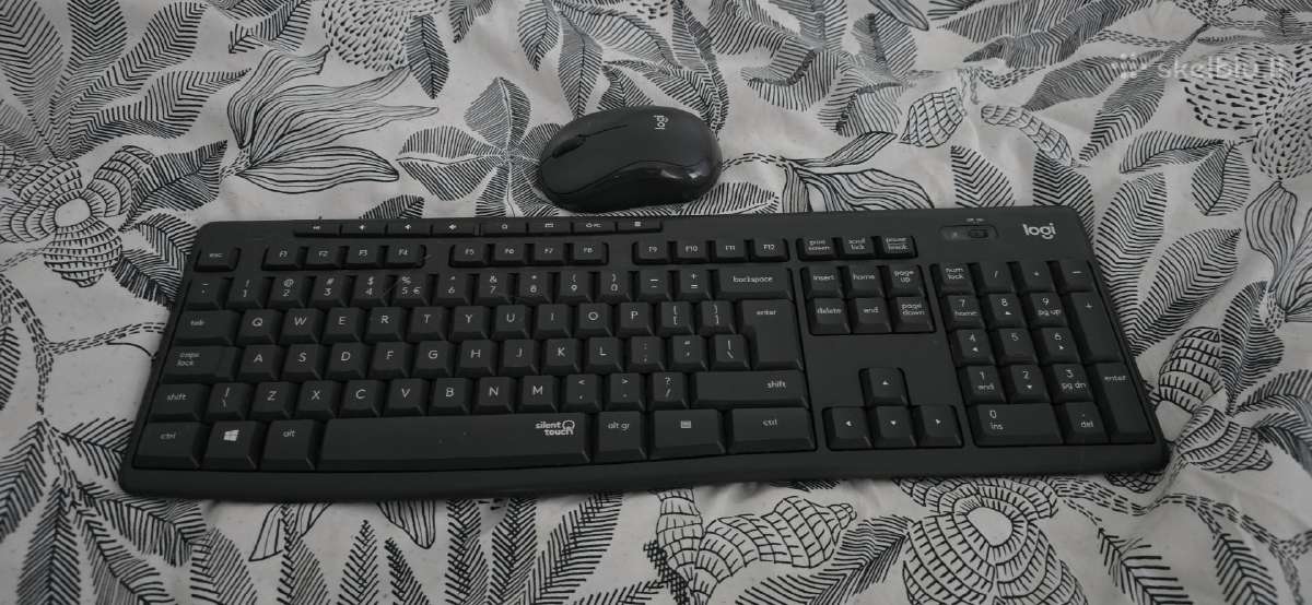 Logitech klaviatūra + pelė