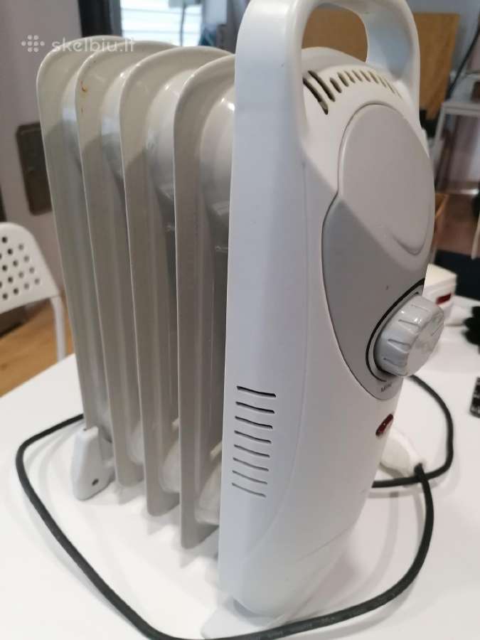 Mažas tepalinis radiatorius, šildytuvas, 0,7kw - nuotraukos Nr. 2