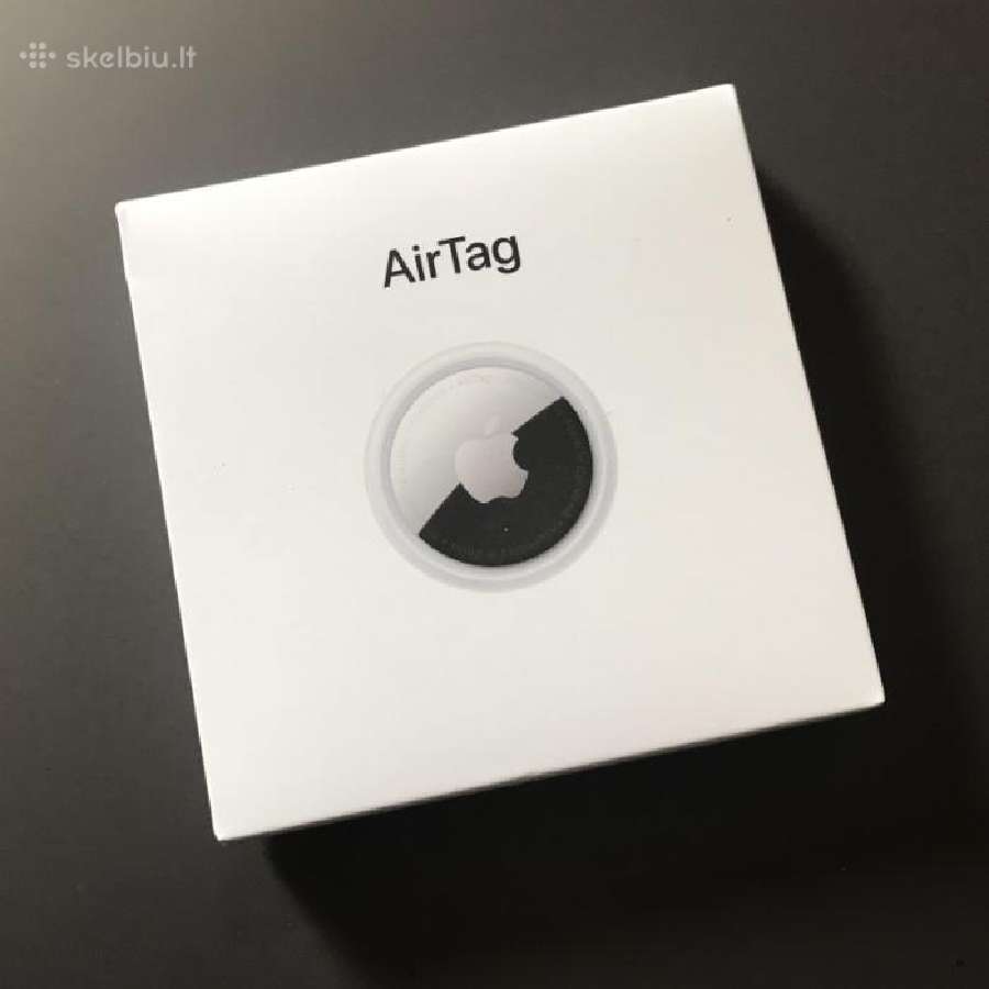 Nauji Apple Airtag sekliai
