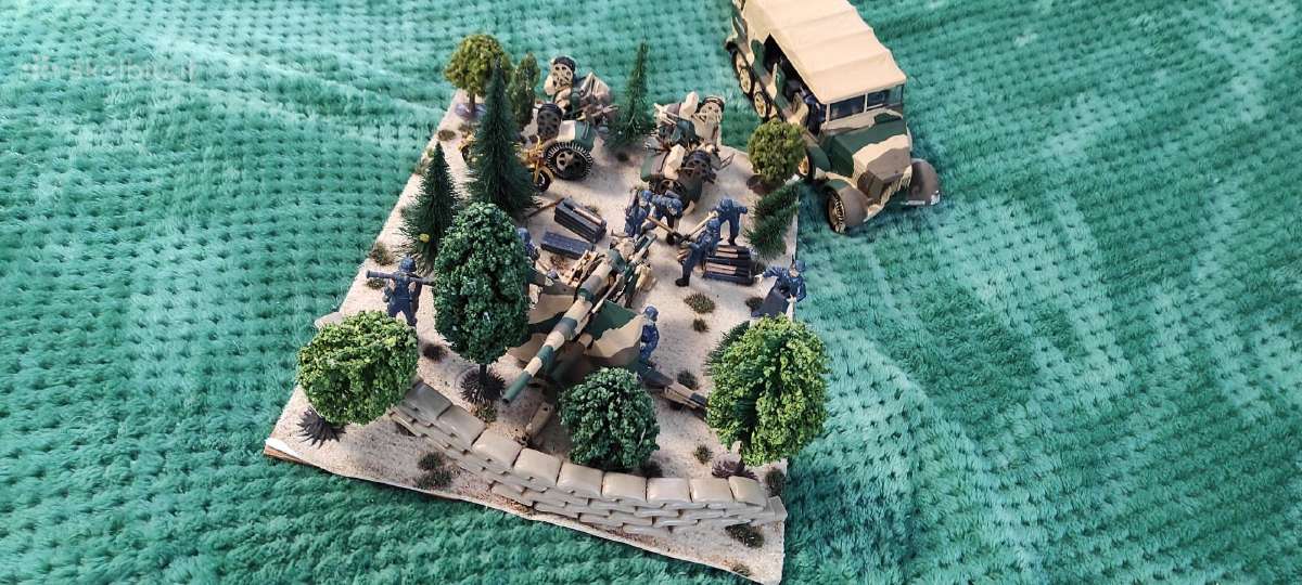 1:35 Diorama 1:35 Tanku modeliu Vermachtas - nuotraukos Nr. 2