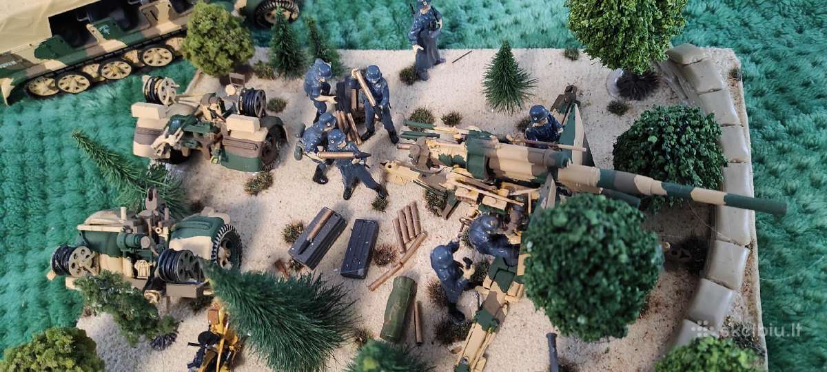 1:35 Diorama 1:35 Tanku modeliu Vermachtas - nuotraukos Nr. 3