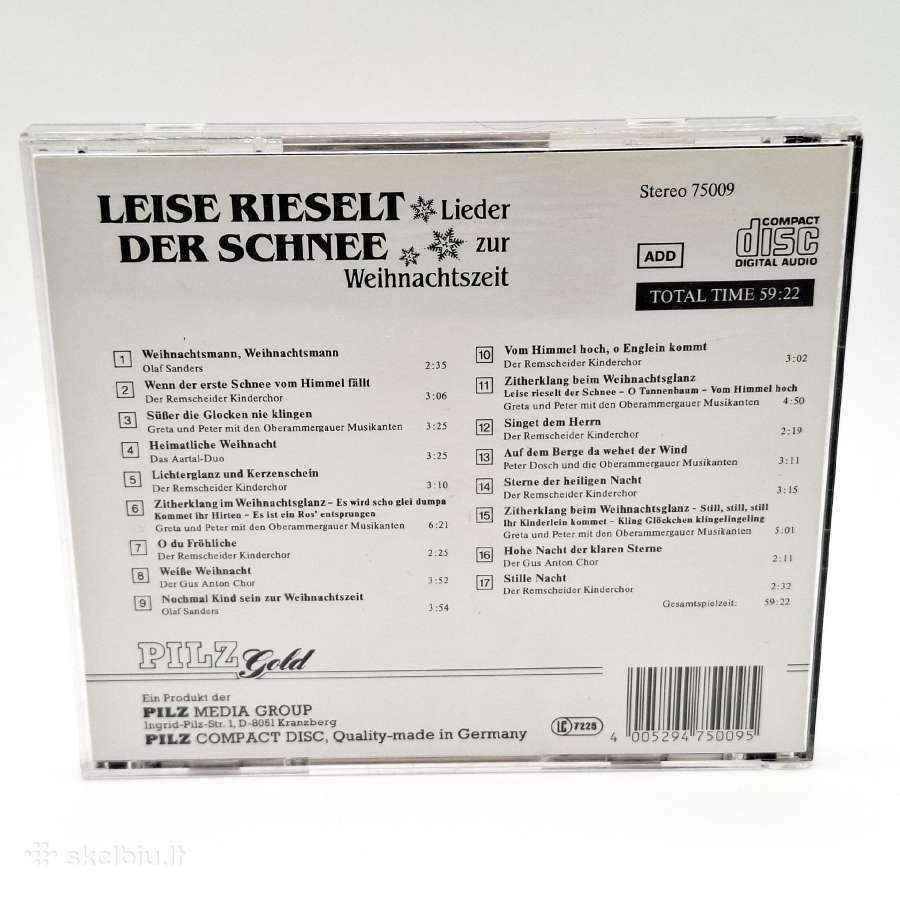 Leise Rieselt Der Schnee (CD, rinkinys) - nuotraukos Nr. 2