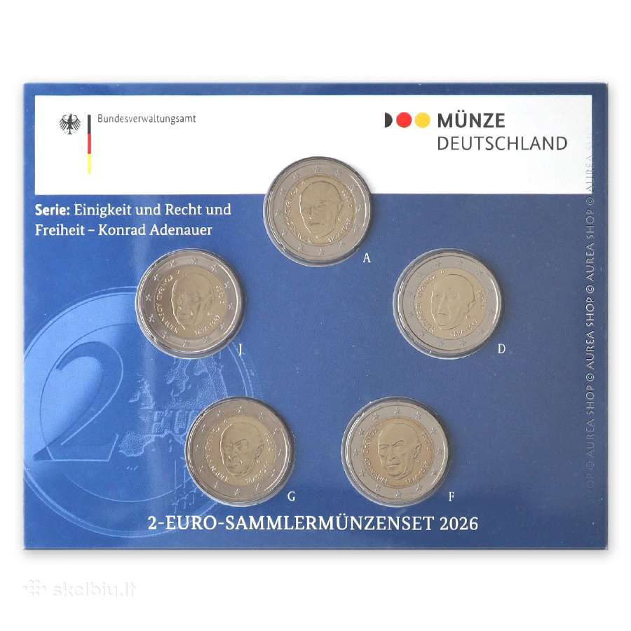 Vokietijos 2€ monetos 2026! - nuotraukos Nr. 6