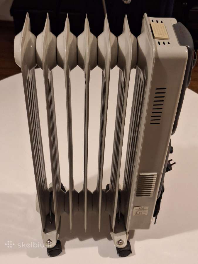 Šildytuvas, tepalinis radiatorius, 2000 W