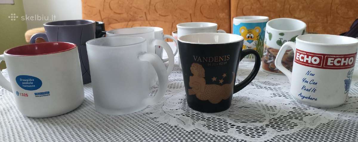 Įvairaus dizaino, dydžių puodeliai - nuotraukos Nr. 2