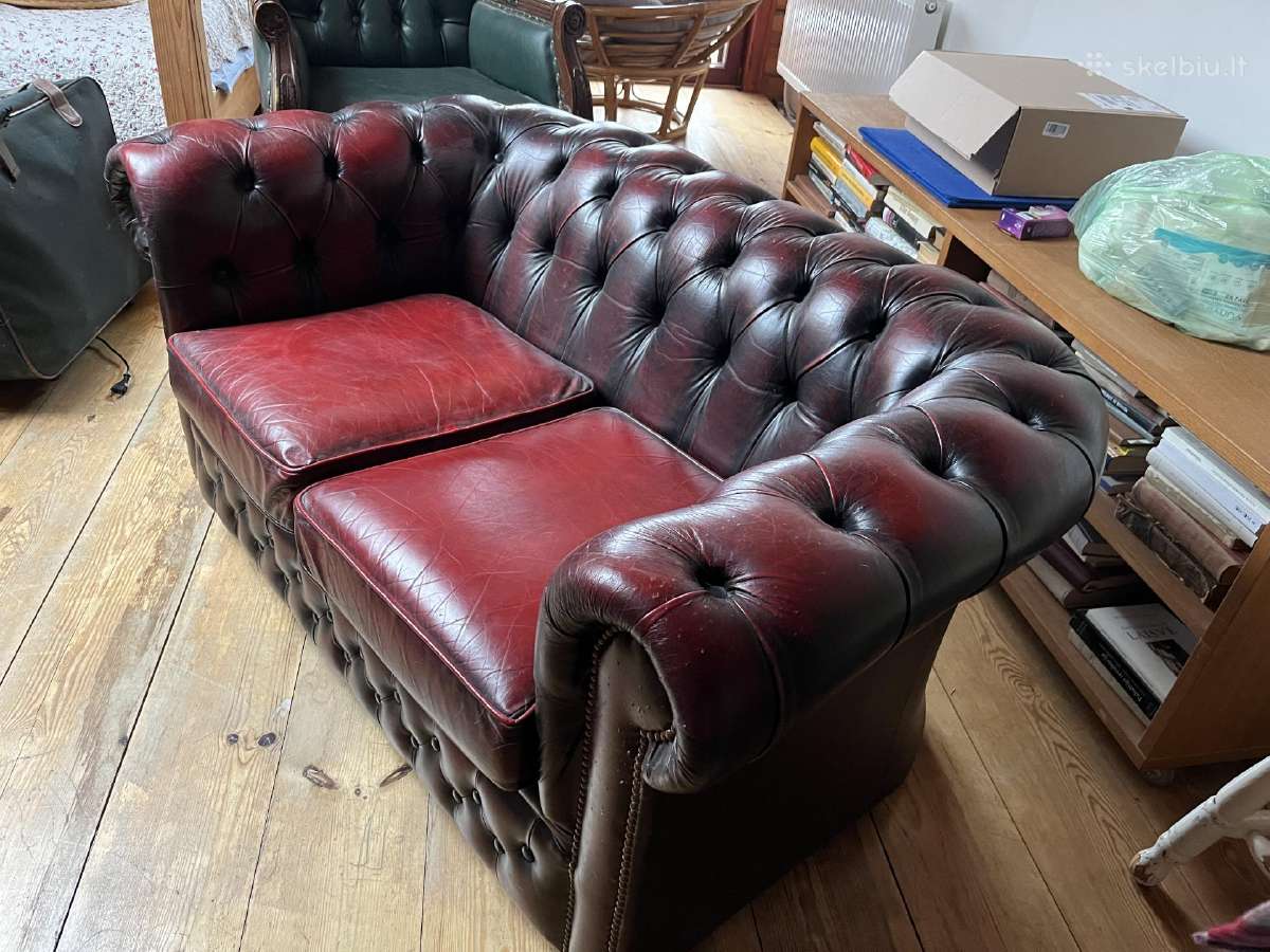 Chesterfield stiliaus sofa