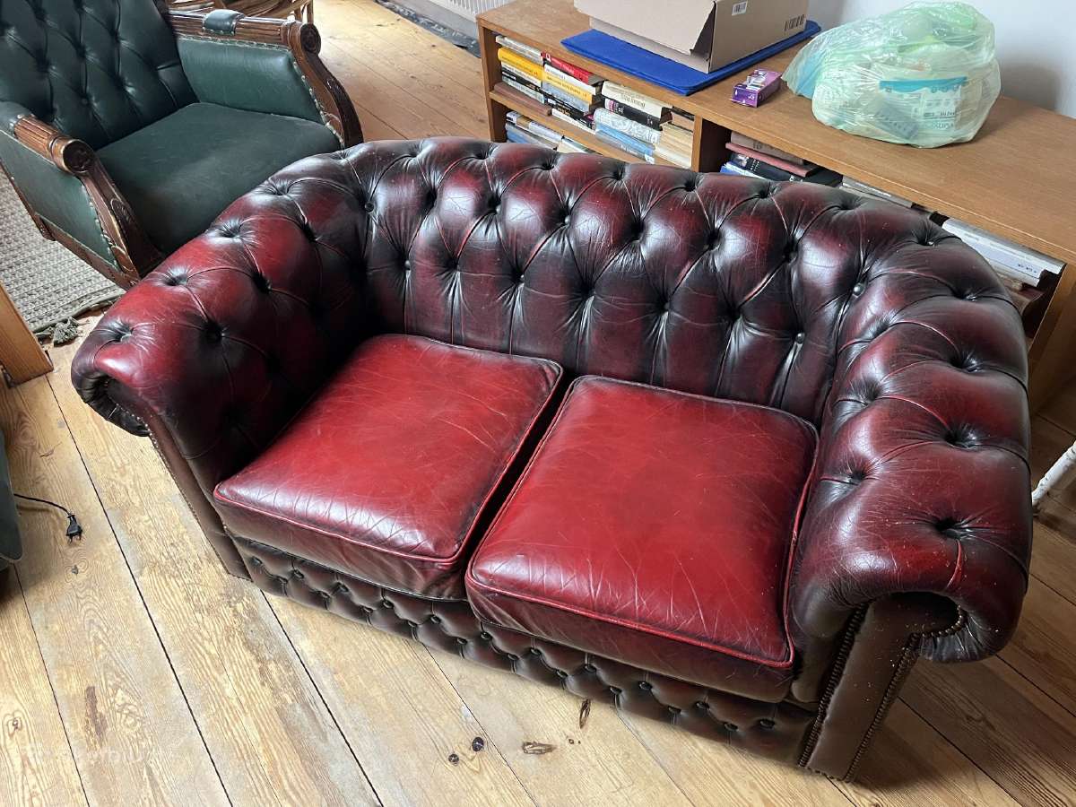 Chesterfield stiliaus sofa - nuotraukos Nr. 2