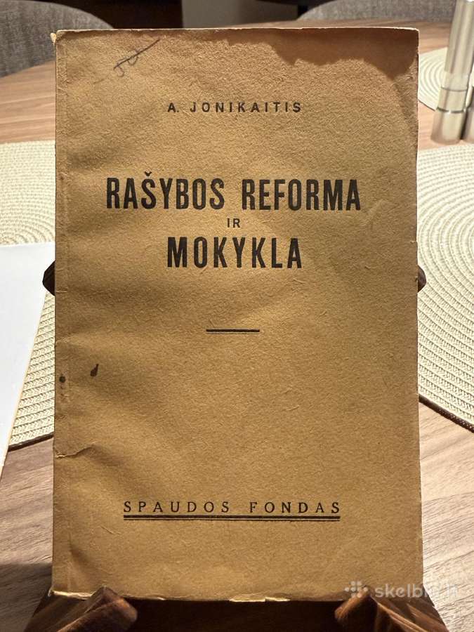 Rašybos reforma ir mokykla 1934m.