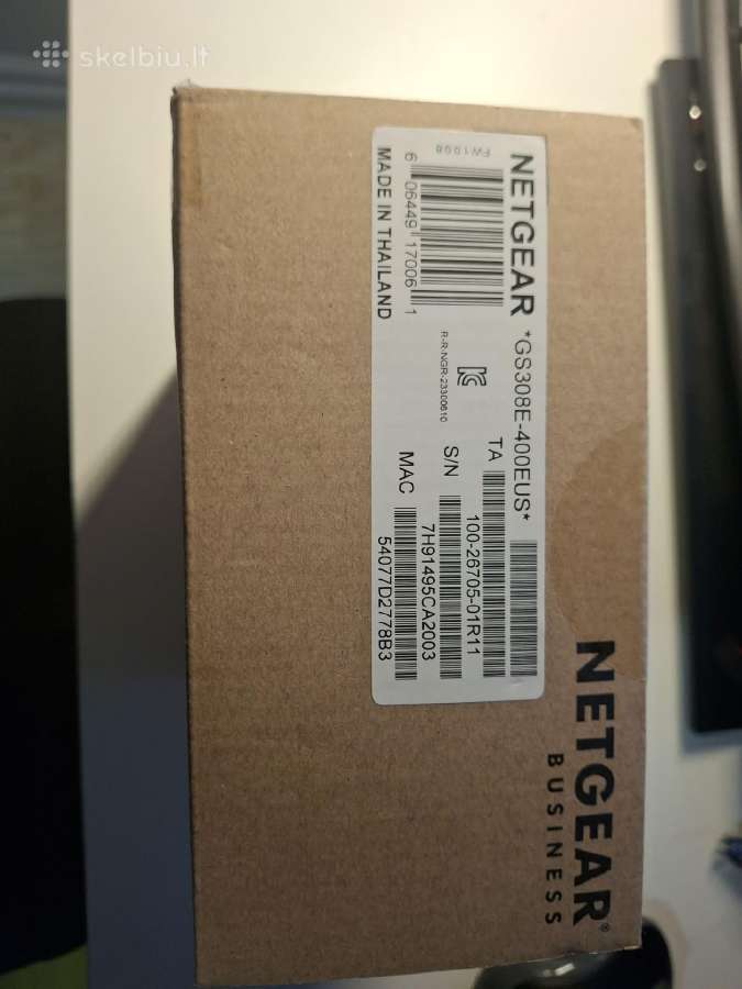 Šakotuvas komutatorius switch Netgear Gs308e - nuotraukos Nr. 2
