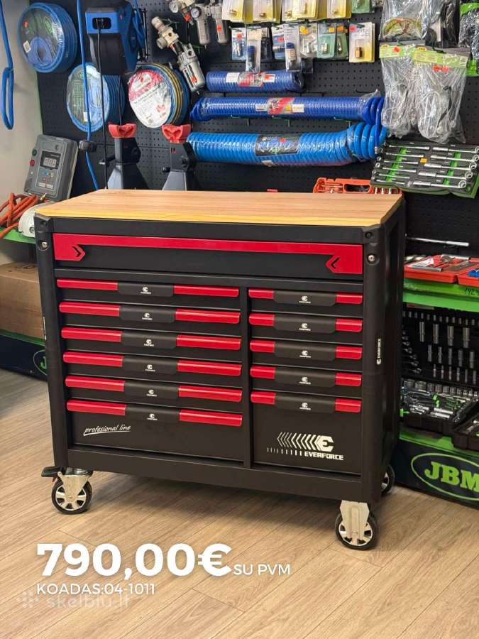 Įrankių vežimėliai dirbtuvėms ir servisui nuo 289€ - nuotraukos Nr. 11