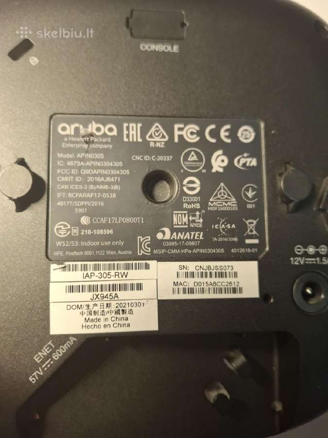 Aruba Ap305 acces point prieigos taškas - nuotraukos Nr. 6
