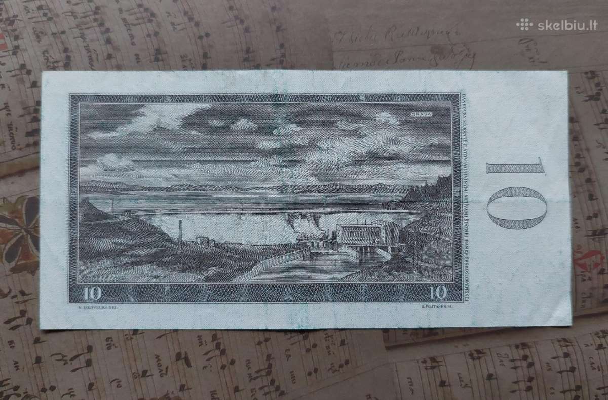 10 korun 1960 Čekoslovakija - nuotraukos Nr. 2