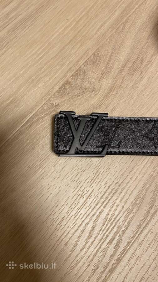 Louis vuitton diržas juodas