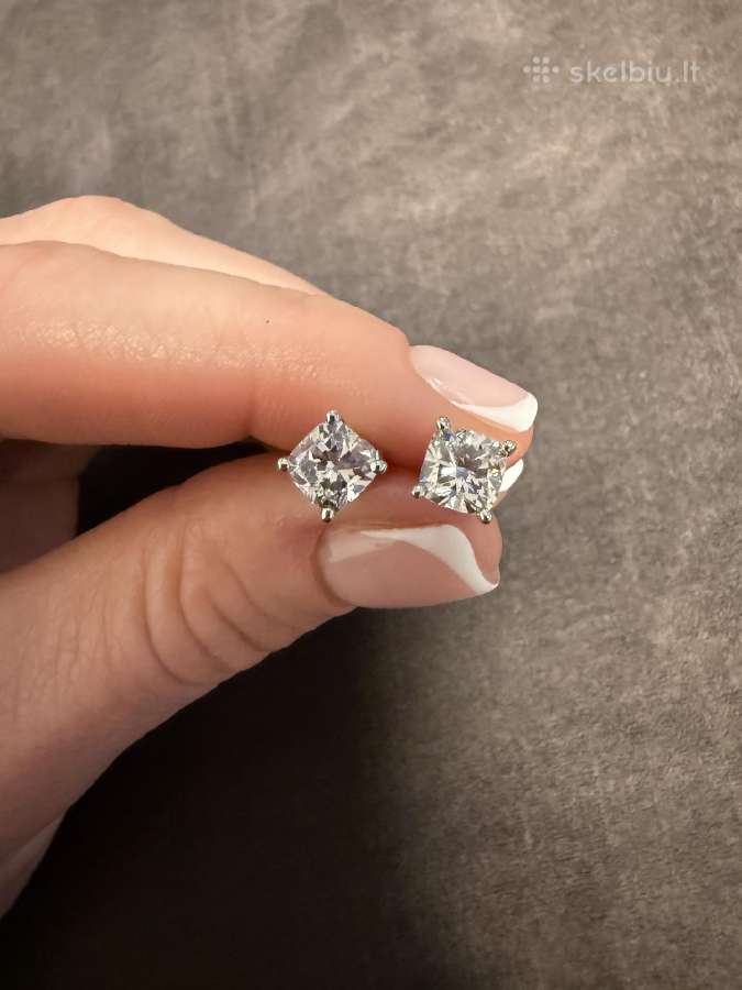 Elegantiški deimantiniai auskarai 2,58 ct