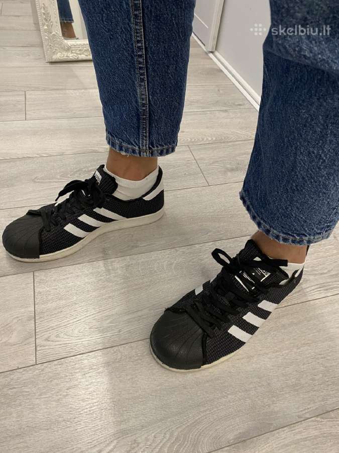 Juodi adidas "Superstar" laisvalaikio sportbačiai - nuotraukos Nr. 5