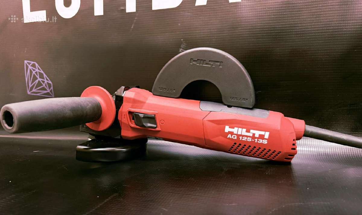 Kamp.šlifuoklis Hilti Ag 125-13s. Siunčiame