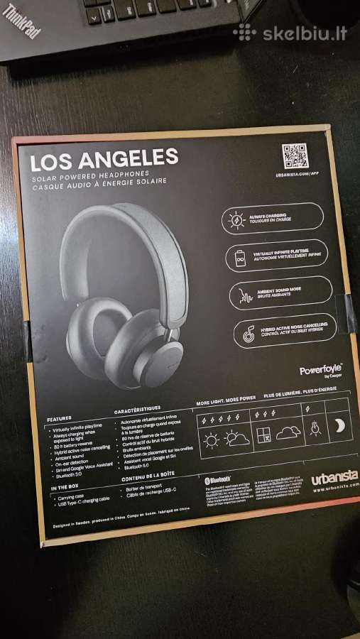 Urbanista Los Angeles - Solar Powered headphone