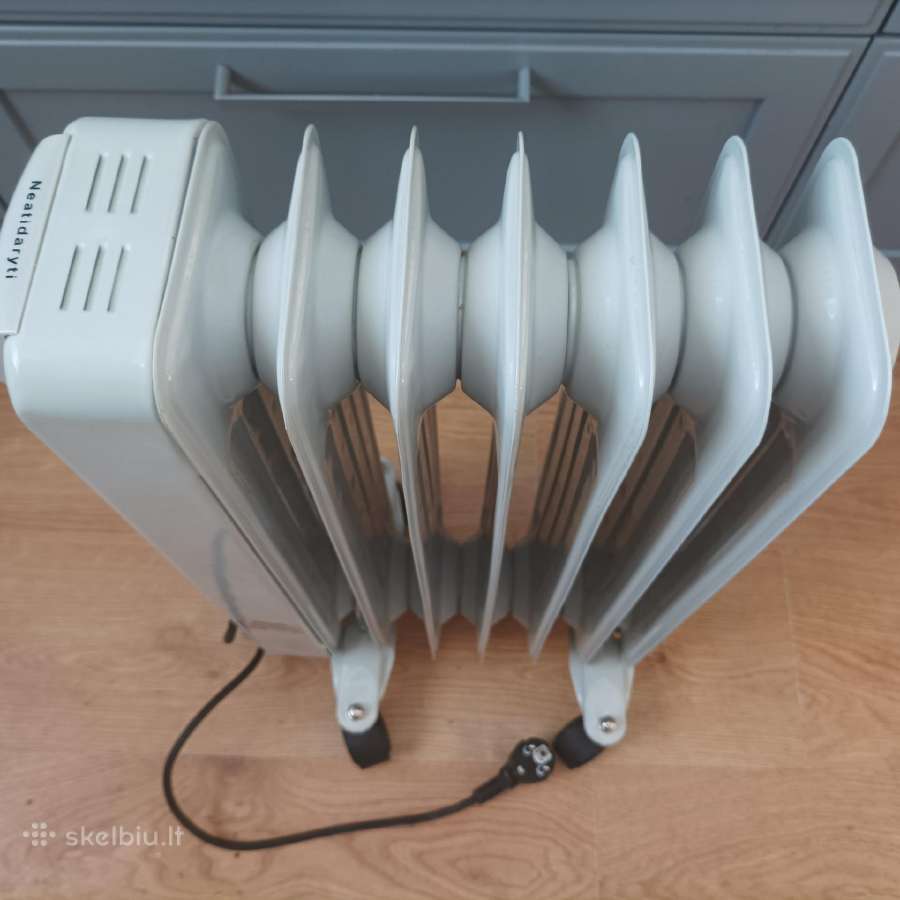Mažas tepalinis radiatorius, šildytuvas, 0,7kw - nuotraukos Nr. 6