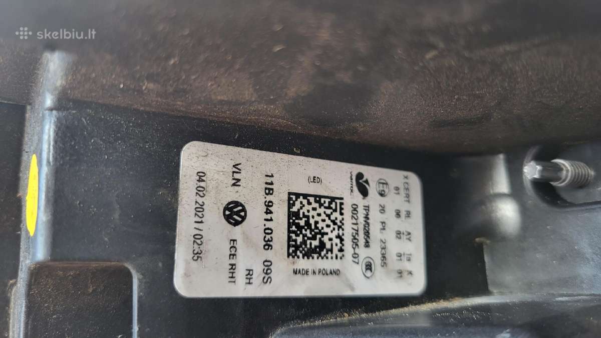 Volkswagen Id3, Id4, Id5 dalys - nuotraukos Nr. 5