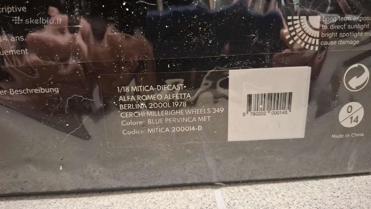 Alfetta Berlina 2000l 1978, 1:18 - nuotraukos Nr. 2