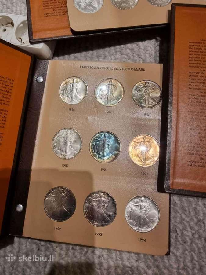 American Silver eagle 1986-2026 albumas - nuotraukos Nr. 2