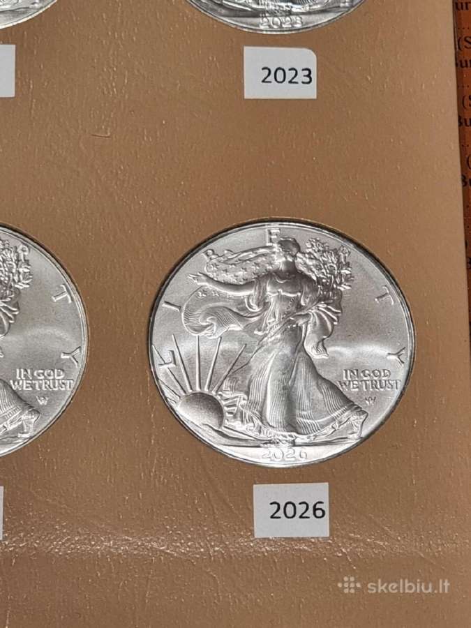 American Silver eagle 1986-2026 albumas - nuotraukos Nr. 6