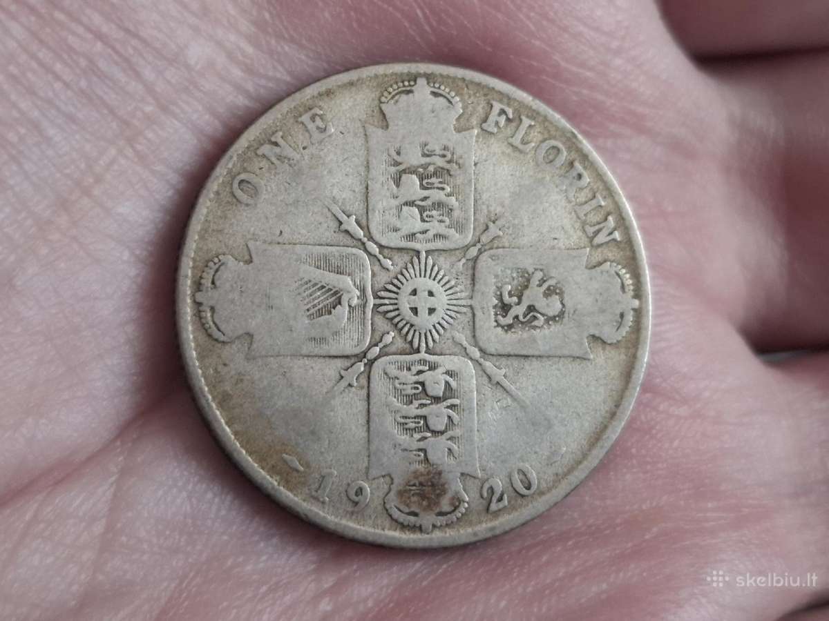 UK Florinas 1920 sidabras