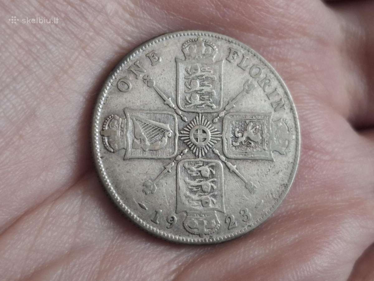 UK Florinas 1923 sidabras