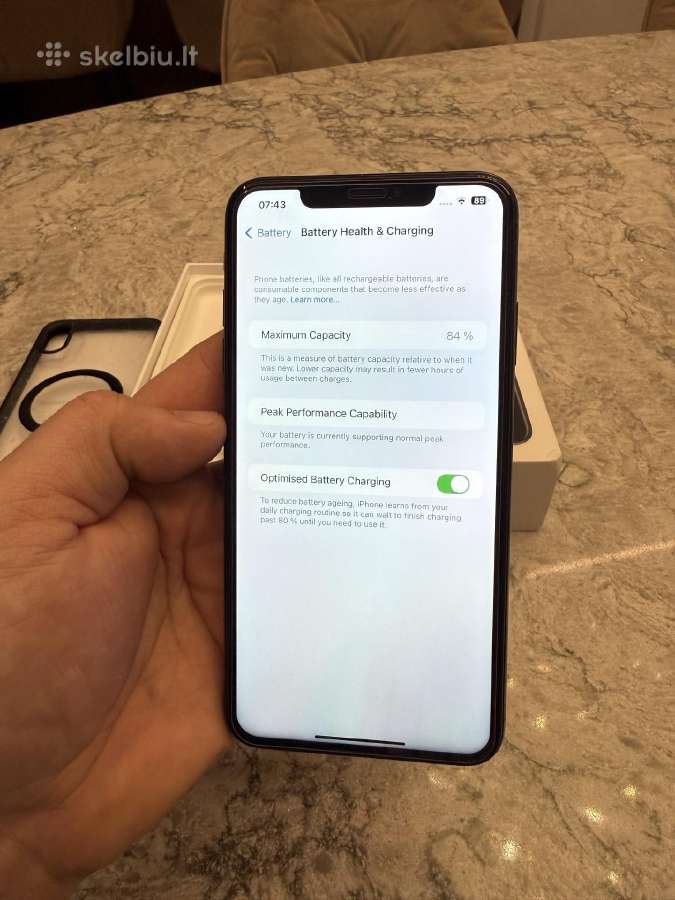 iPhone XS Max, 64gb 84% - nuotraukos Nr. 5