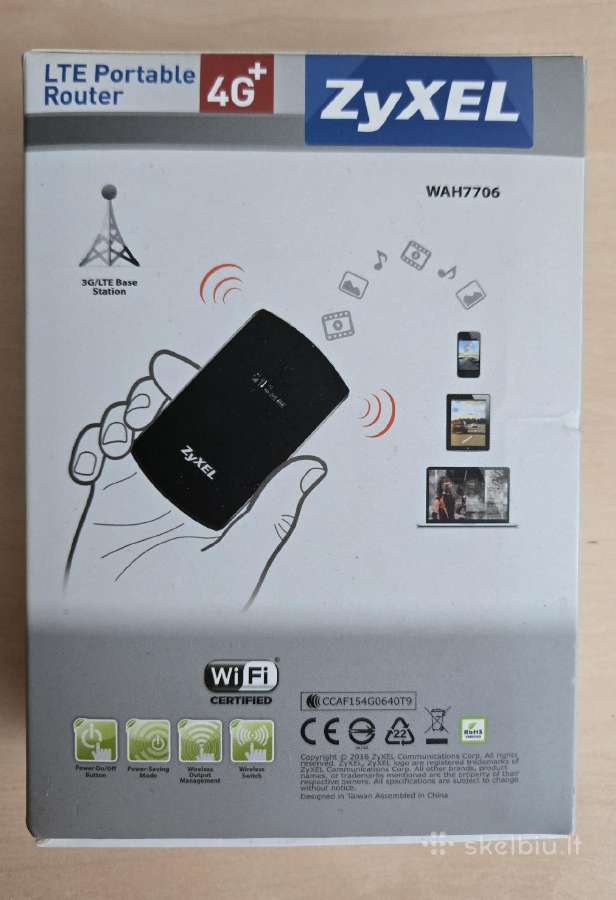 Zyxel Wah7706 Lte mobilus router - nuotraukos Nr. 2