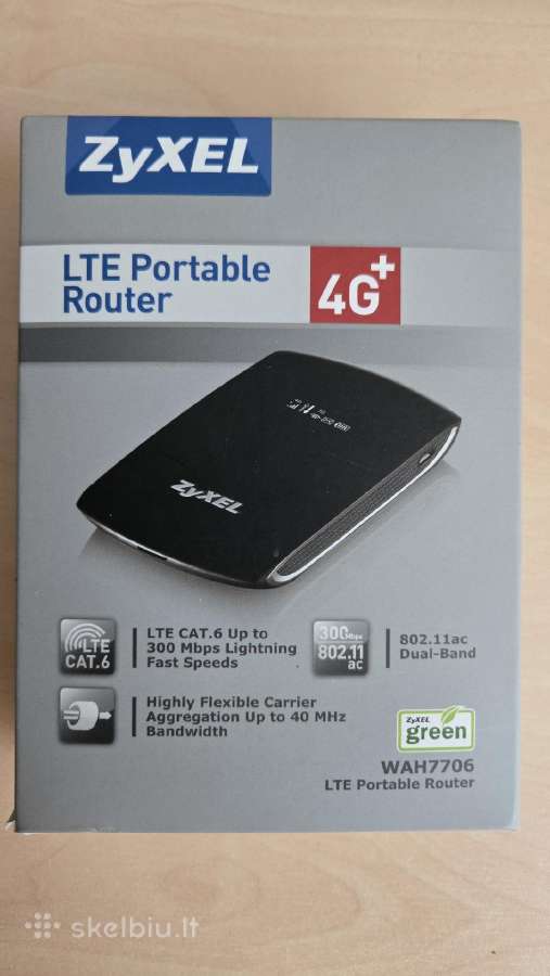 Zyxel Wah7706 Lte mobilus router - nuotraukos Nr. 3