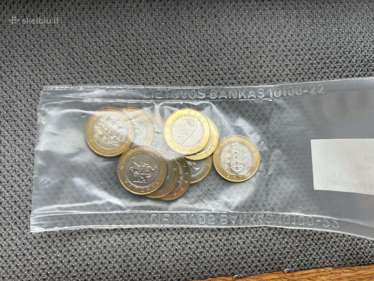 10 vnt. po 2 litus Verpstė 2013 m.