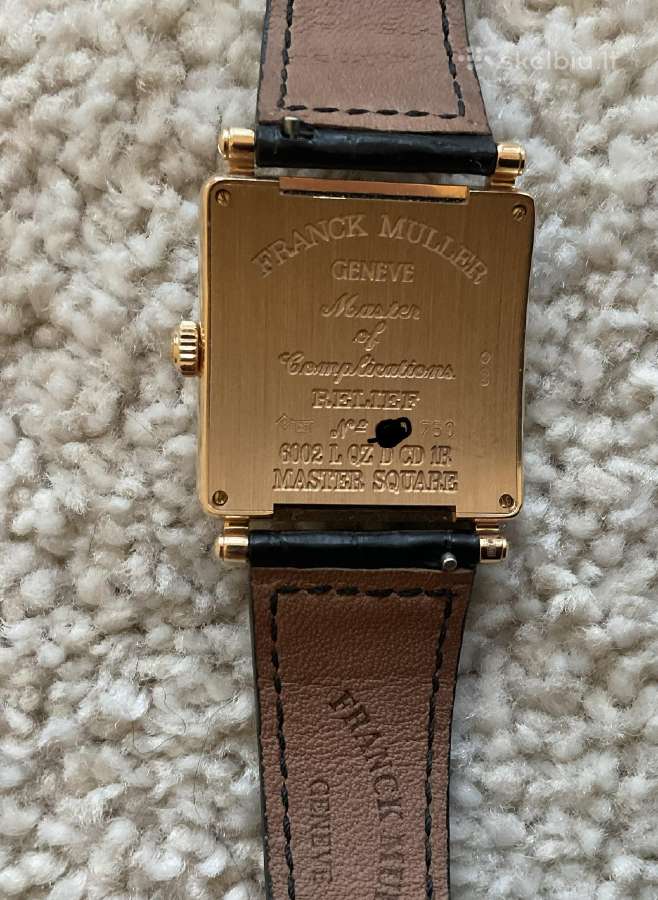 Parduodami Franck Muller Master Square laikrodžiai - nuotraukos Nr. 2