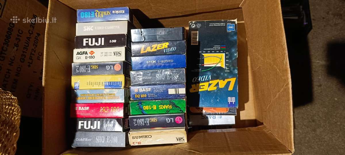 Vhs kasetes