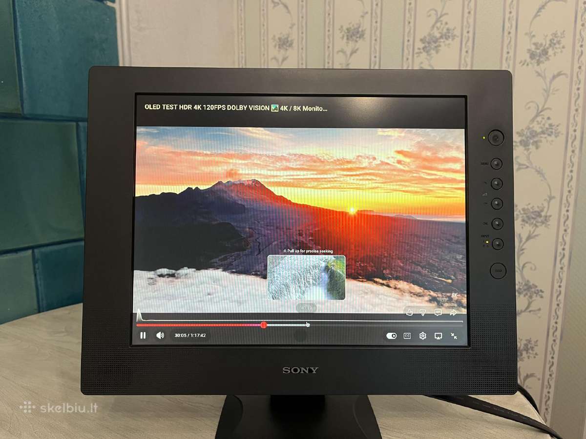 Sony Sdm-x52 vintažinis monitorius - nuotraukos Nr. 4