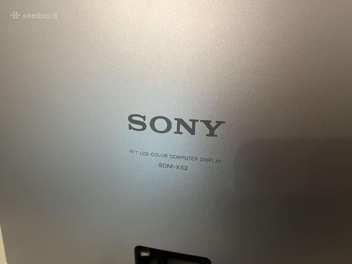 Sony Sdm-x52 vintažinis monitorius - nuotraukos Nr. 5