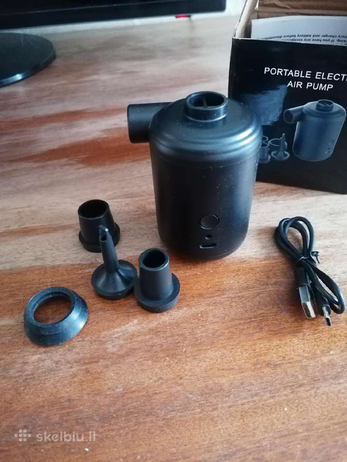 Portativinis oro siurblys su 3600 mah akumuliatori