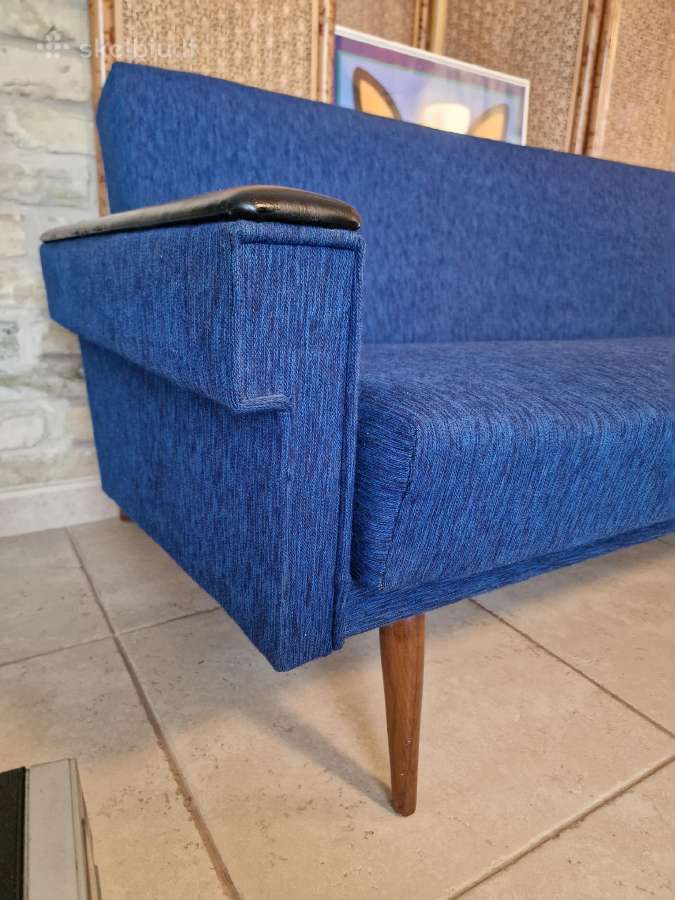 Vintažinė mid century modern sofa lova - nuotraukos Nr. 16