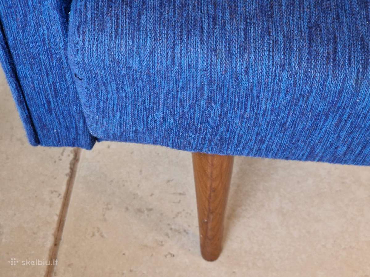 Vintažinė mid century modern sofa lova - nuotraukos Nr. 20