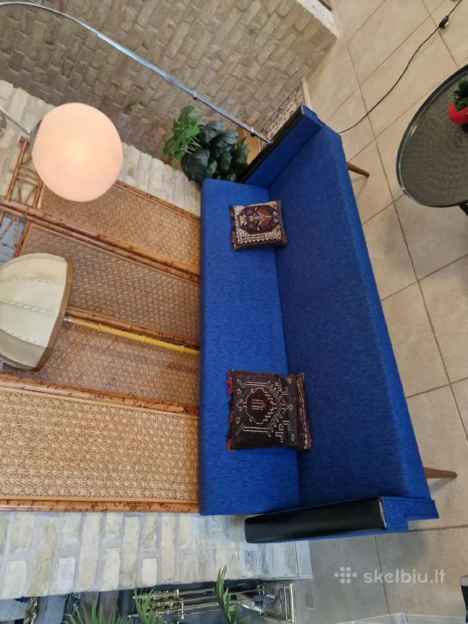 Vintažinė mid century modern sofa lova - nuotraukos Nr. 26