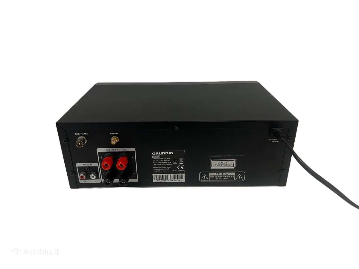 Grundig Cms 5000 Bt Dab+web (Ghf1030) muzikinis CE - nuotraukos Nr. 6