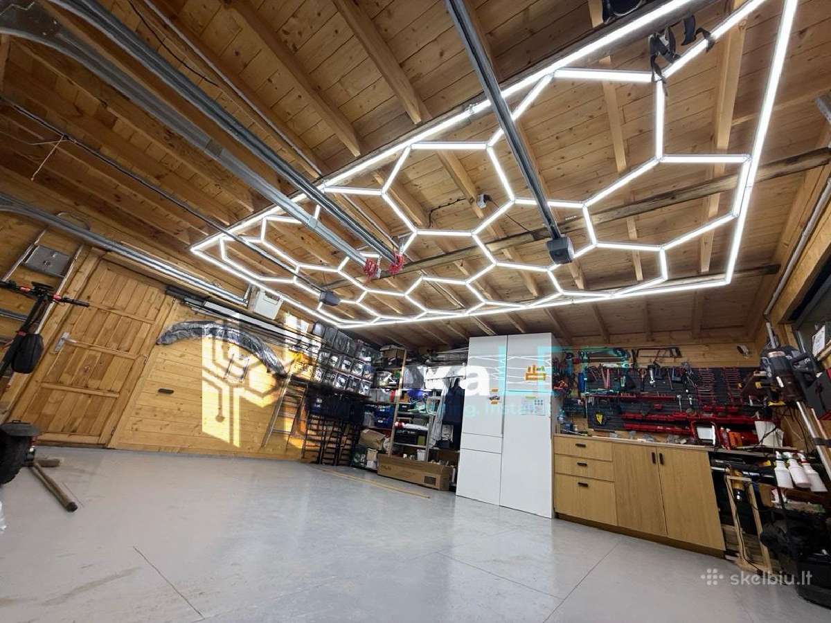 Hexagon LED apšvietimas studijoms,patalpoms, garaž - nuotraukos Nr. 2